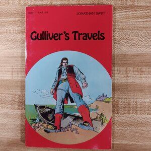 Gulliver's Travels Swift 1984 B&W Pocket Classics Comic Paperback Vintage 80s